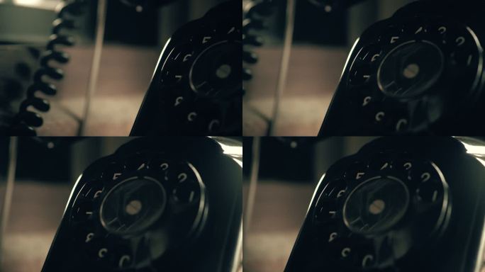 桌上的老式电话老式电话