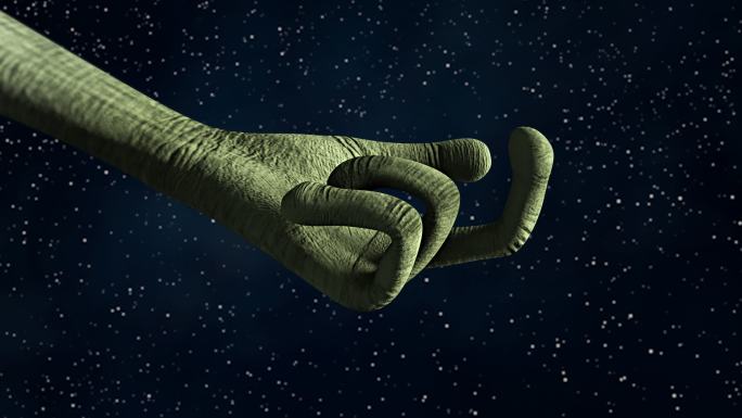 外星人的手在招手ET地外文明外星生物