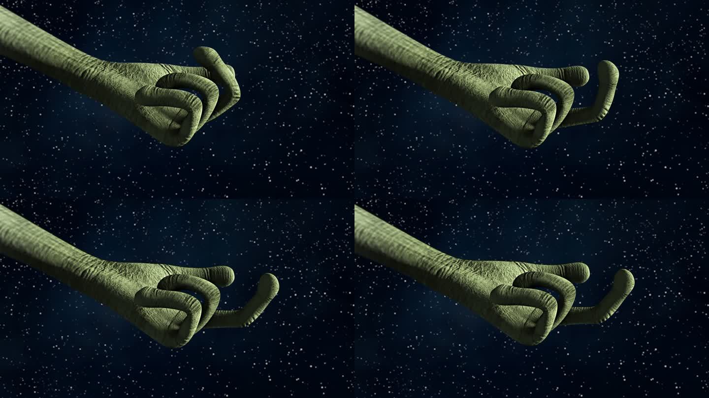 外星人的手在招手ET地外文明外星生物