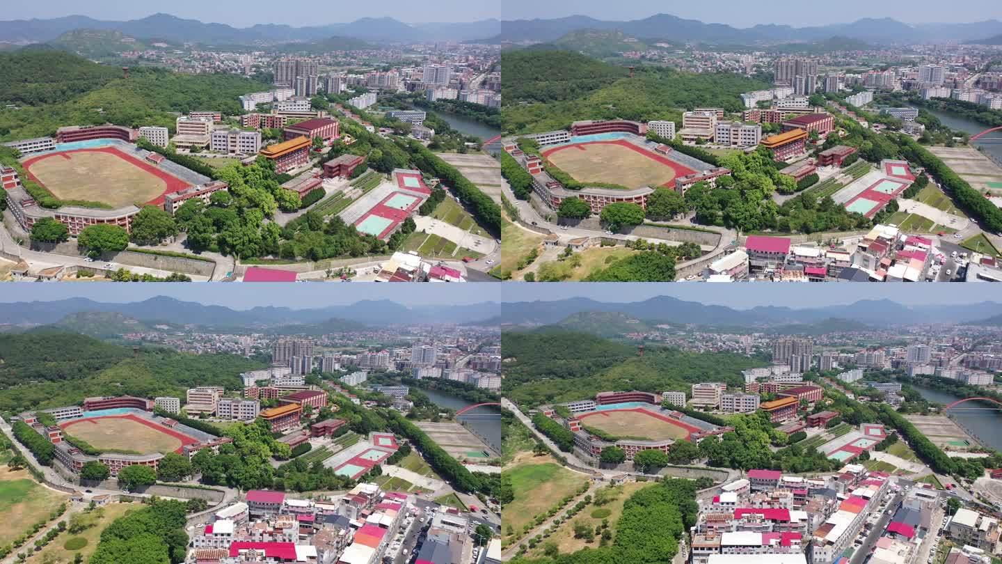 福建省泉州市洛江区马甲镇仰恩大学航拍校园