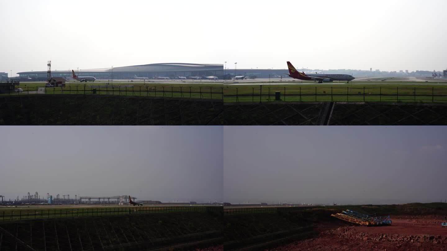 重庆机场飞机起飞
