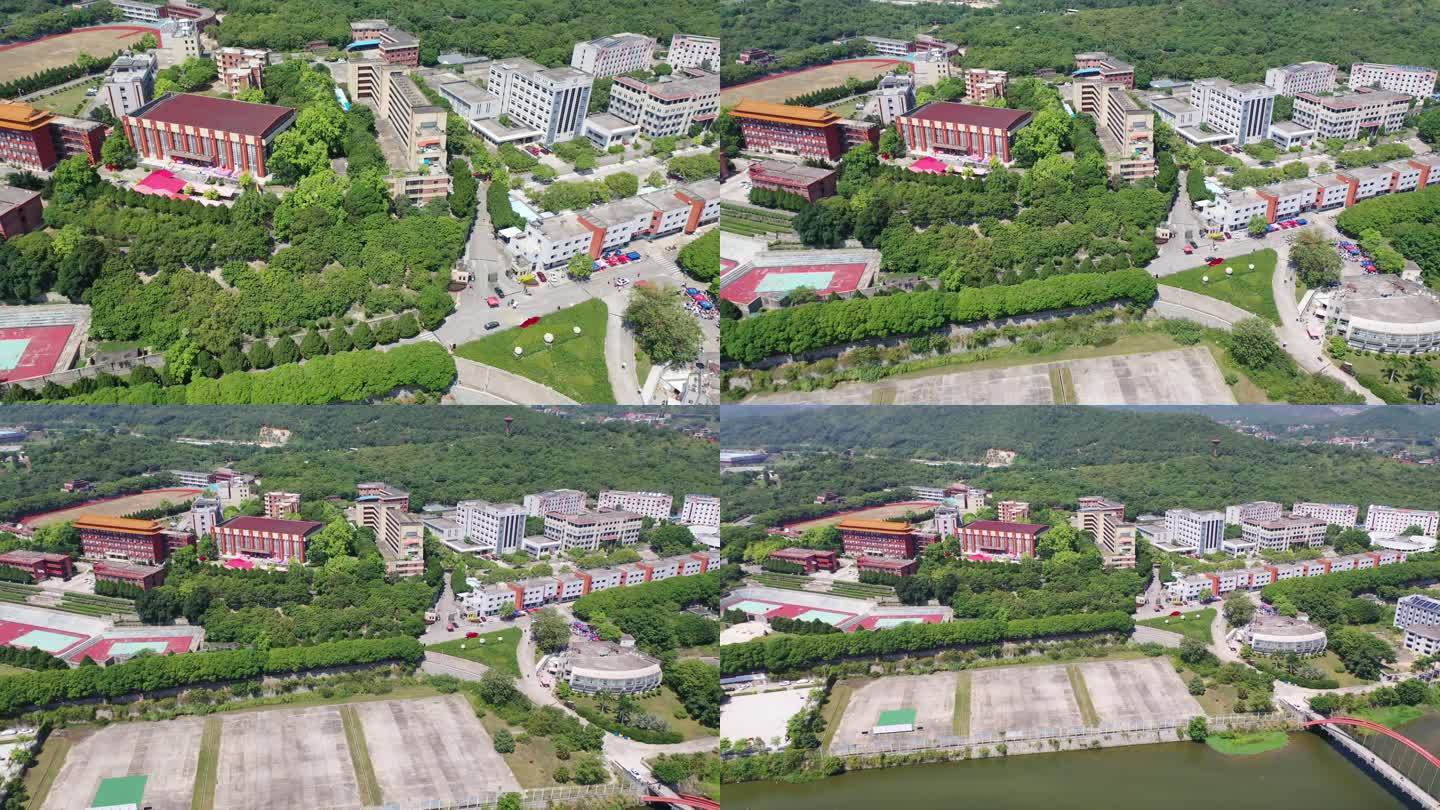 福建省泉州市洛江区马甲镇仰恩大学航拍校园