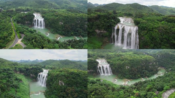 贵州黄果树瀑布航拍5k