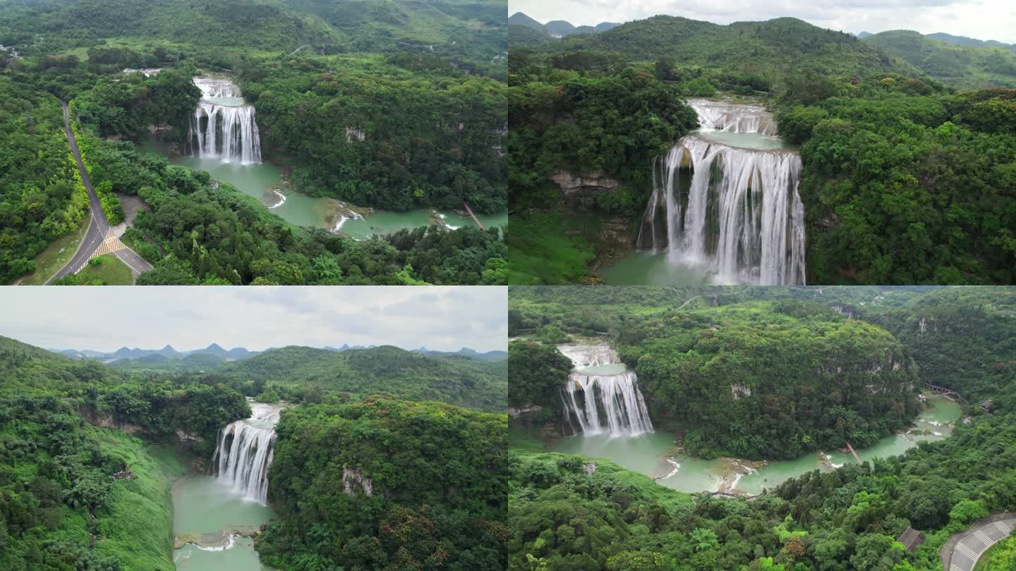 贵州黄果树瀑布航拍5k