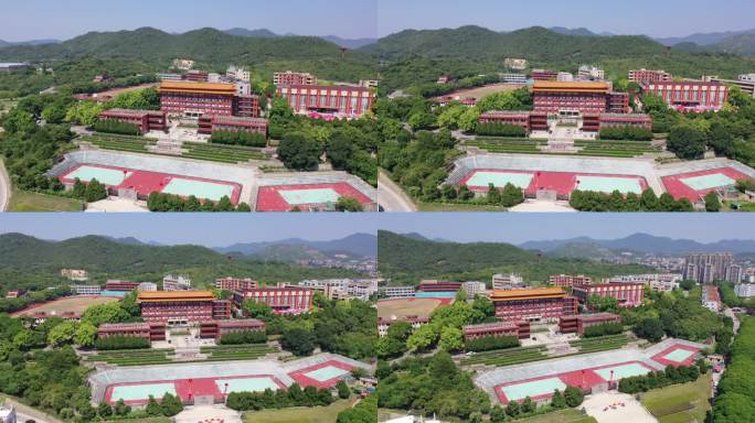 福建省泉州市洛江区马甲镇仰恩大学航拍校园