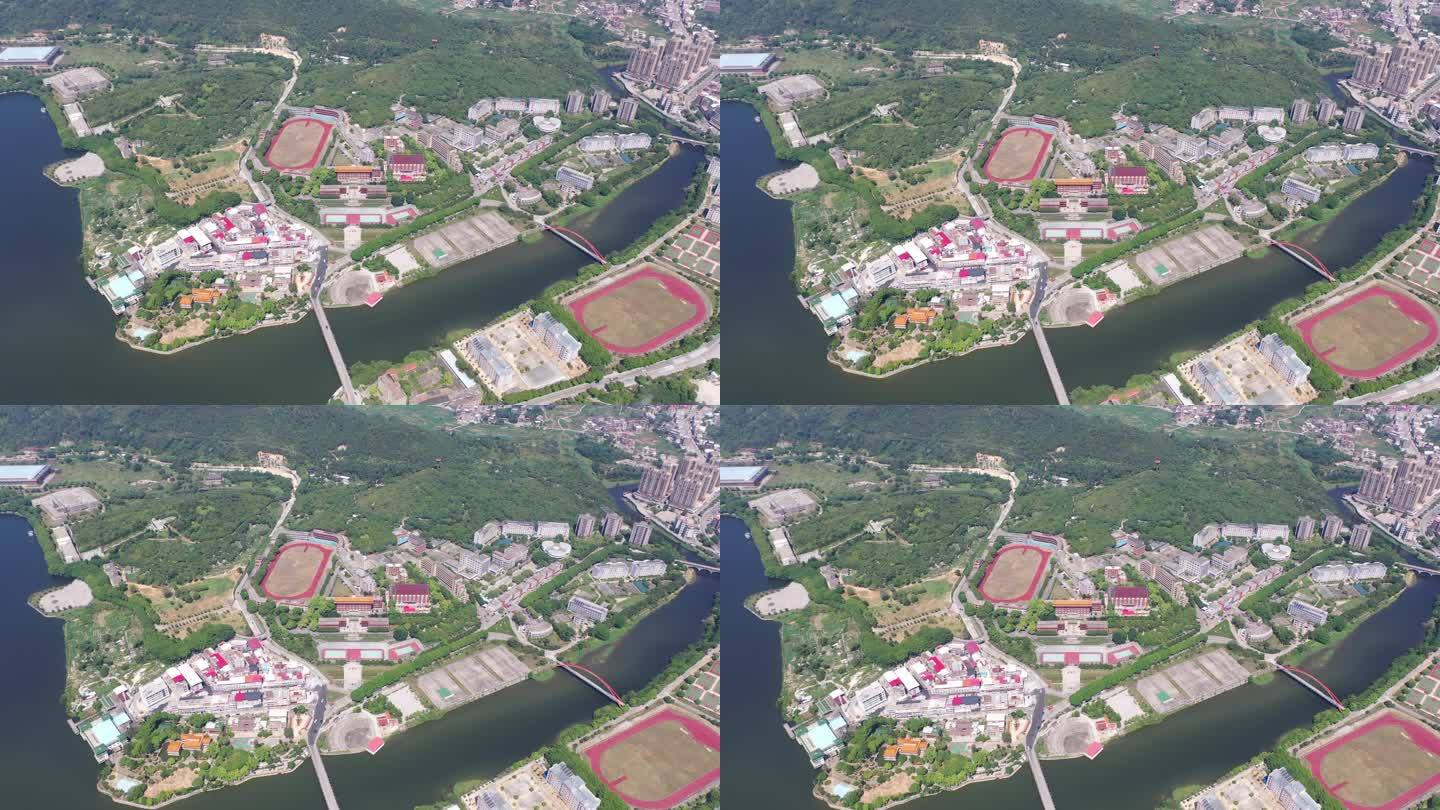 福建省泉州市洛江区马甲镇仰恩大学航拍校园