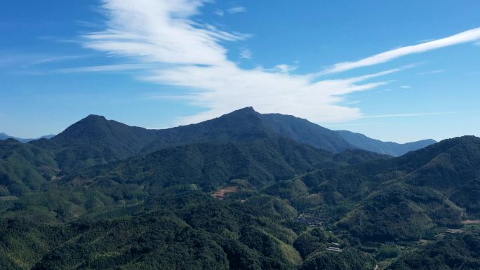 航拍漳州游龙山风景区