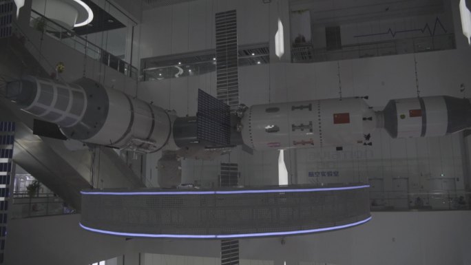 太空 科技馆 模型 教育 空间站 太空仓