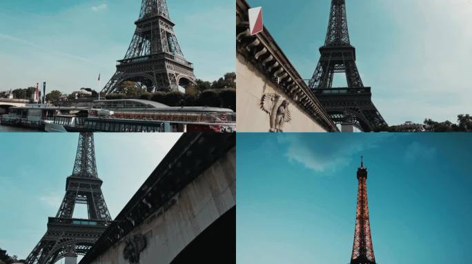 法国巴黎塞纳河埃菲尔铁塔