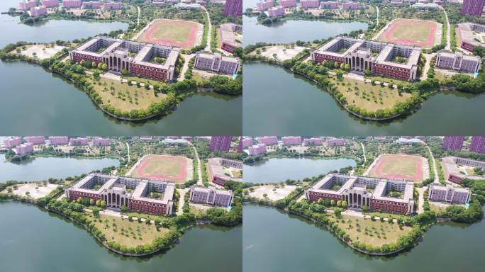 福建省泉州市洛江区马甲镇仰恩大学航拍校园