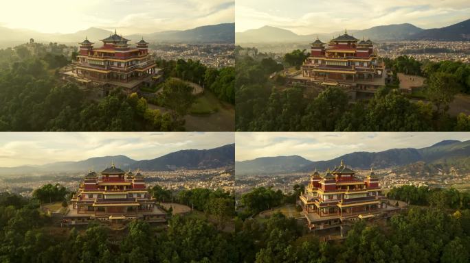 尼泊尔加德满都山谷的富拉里甘巴修道院