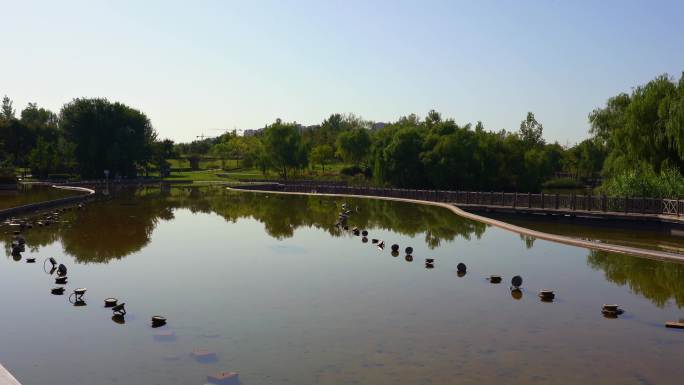 浐灞湿地公园风景