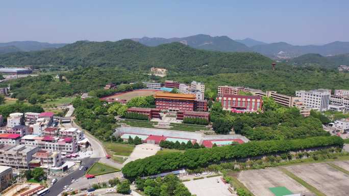 福建省泉州市洛江区马甲镇仰恩大学航拍校园