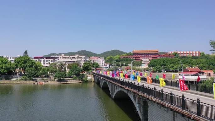 福建省泉州市洛江区马甲镇仰恩大学航拍校园