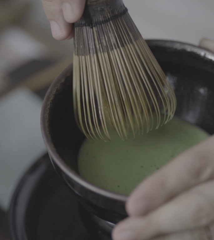 竖屏宋代点茶建盏瓷器仪式感新中式抹茶