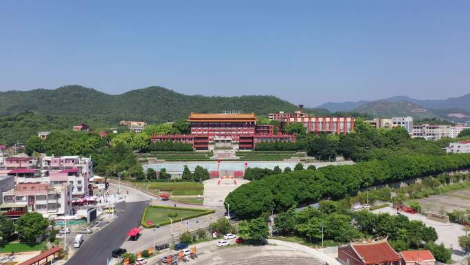 福建省泉州市洛江区马甲镇仰恩大学航拍校园