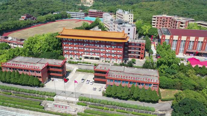 福建省泉州市洛江区马甲镇仰恩大学航拍校园