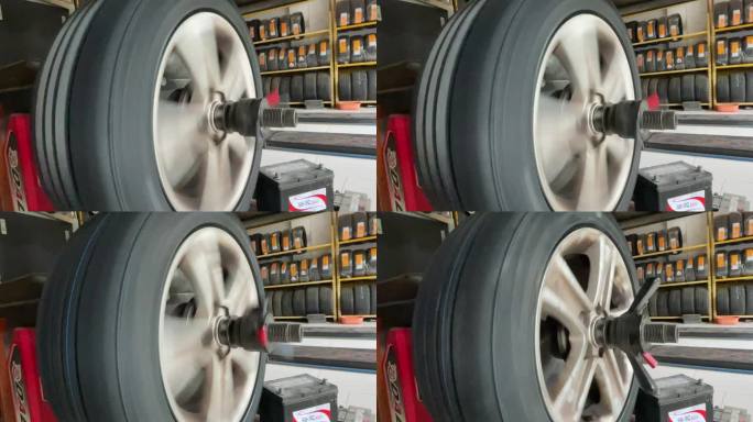 汽车4S店修理厂汽修换轮胎补胎轮胎平衡