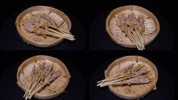 内脏鸡胗串小串肉串钵钵鸡炸串烤串