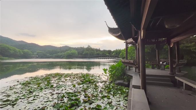 浙江杭州2022年西湖山水景致风景（2）