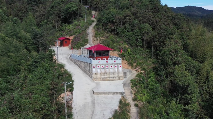 4K航拍漳州游龙山风景区