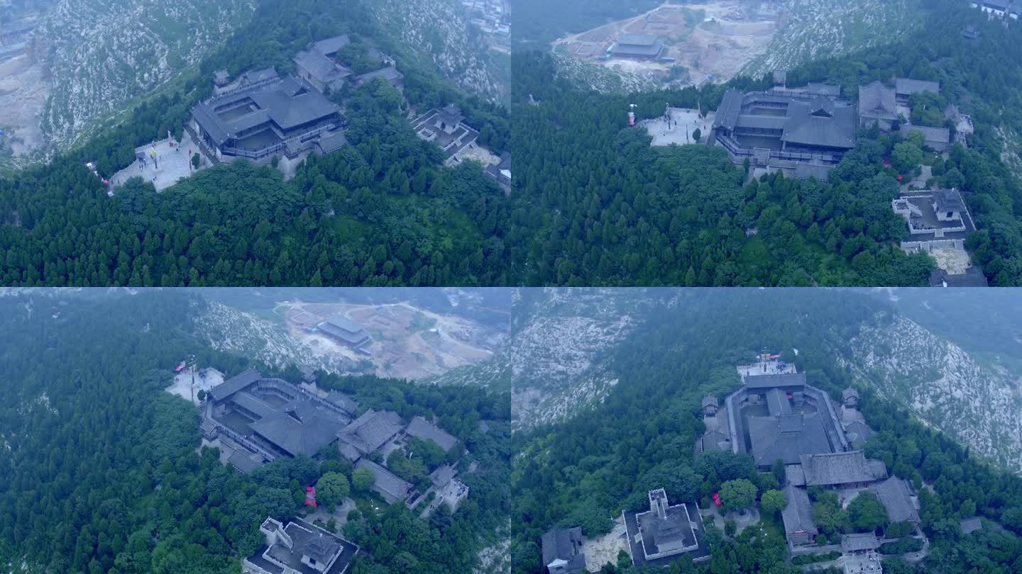 济宁 尼山 森林 山 寺庙