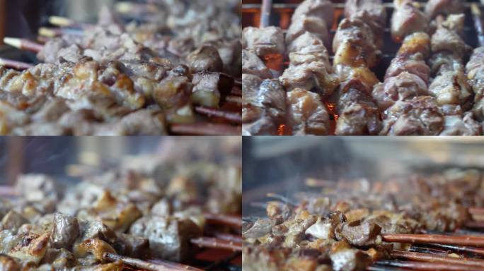 合集-红柳枝羊肉串烧烤传统烧烤