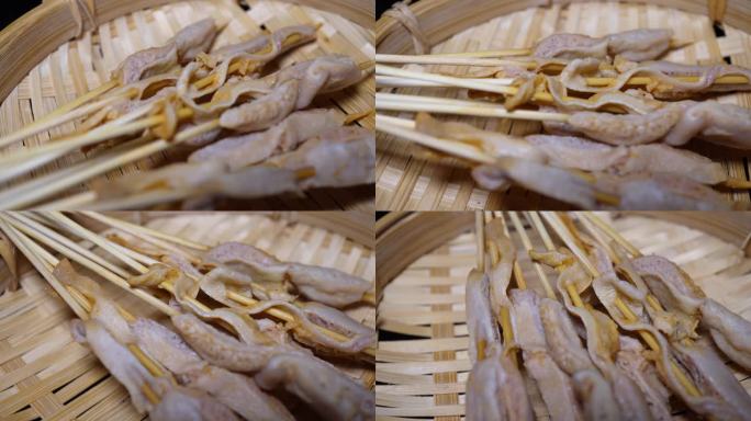 内脏鸡胗串小串肉串钵钵鸡炸串烤串