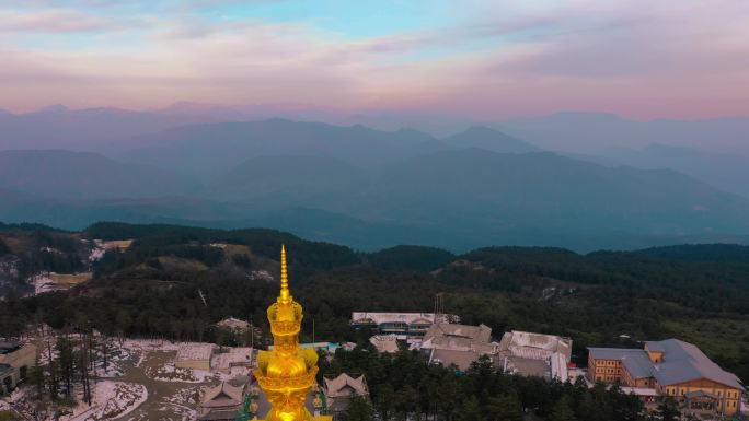 峨眉山金顶风光