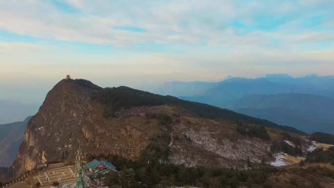 峨眉山金顶风光