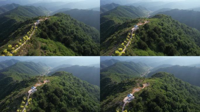 晋中左权旅游公路观景台美景4K航拍