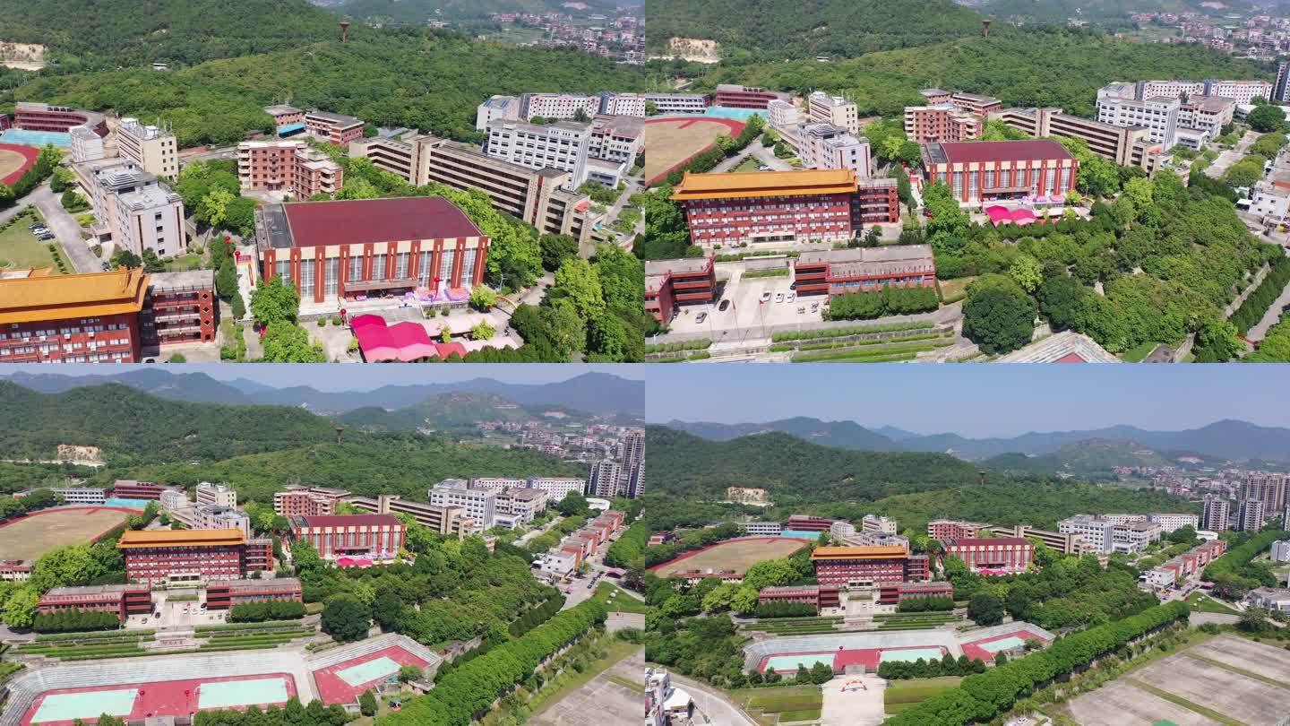 福建省泉州市洛江区马甲镇仰恩大学航拍校园