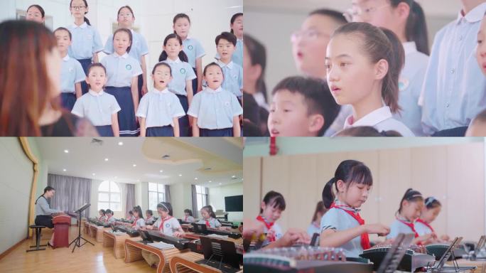 小学生音乐教育合唱古筝课堂教学