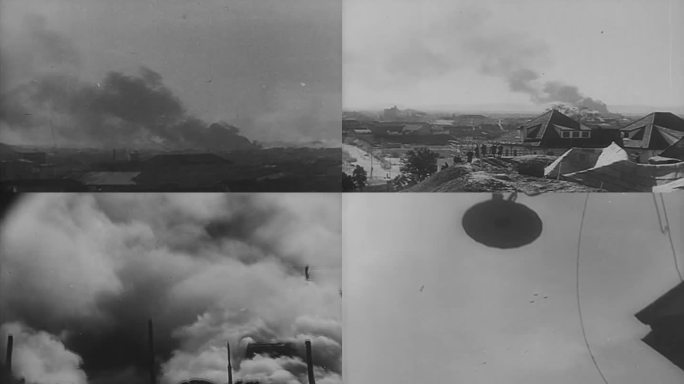 30年代被轰炸的南京城影像