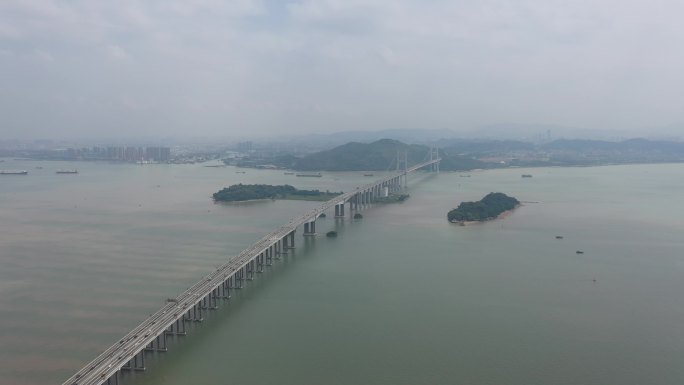 14 4k 航拍 广州 南沙 虎门大桥
