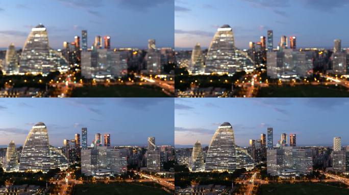 北京繁华都市最漂亮夜景光斑