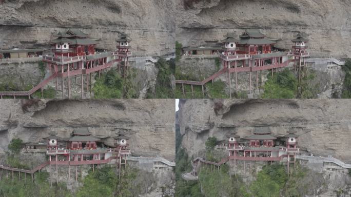 悬空寺  灵通岩  漳州 平和  航拍