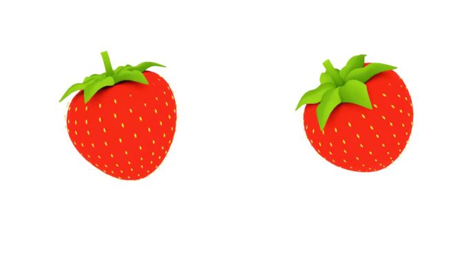 c4d水果草莓