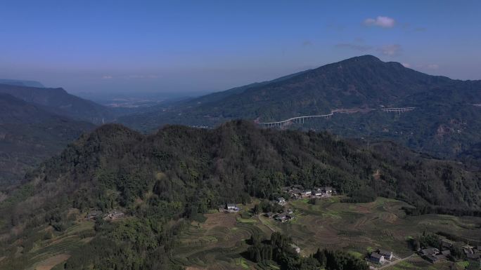 洪雅山里的小村