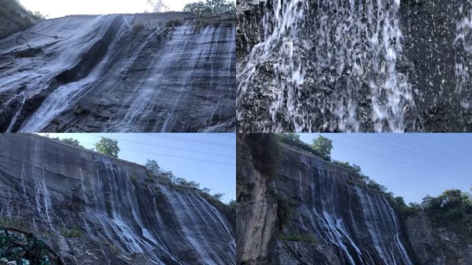 瀑布 流水 避暑