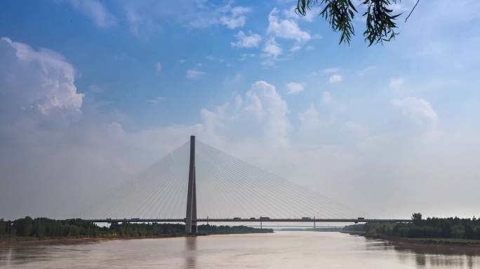4K济南新旧动能转换起步区黄河大桥延时