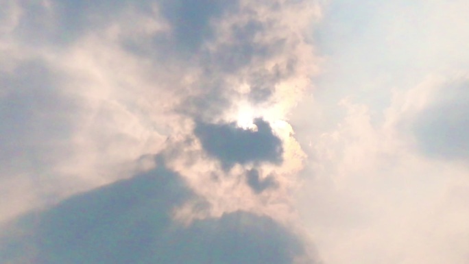 天空 云朵 缝隙 光线