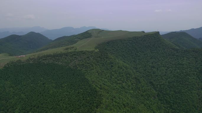 山西旅游垣曲县历山舜王坪风景4K航拍