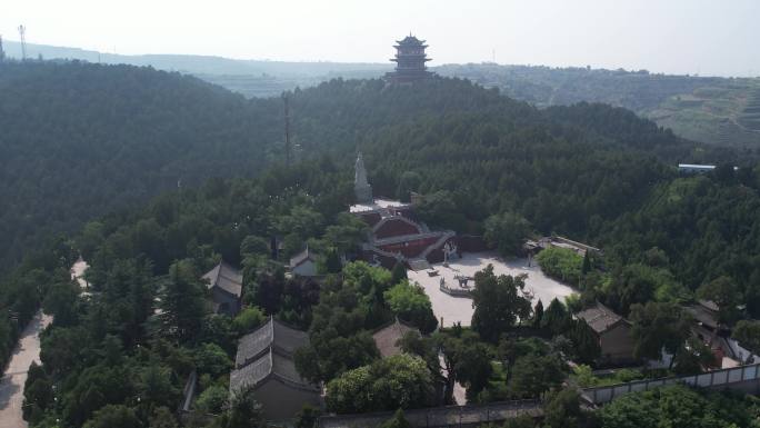 铜川市药王山航拍