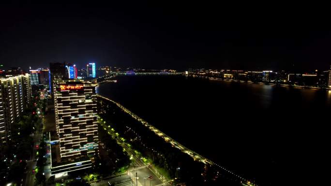 杭州滨江城市夜景