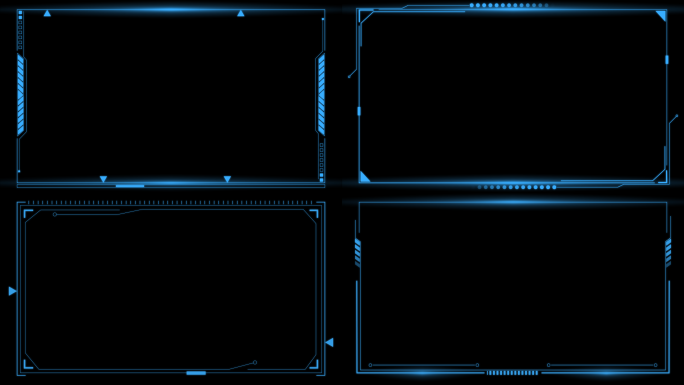 科技边框AE素材