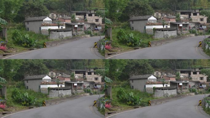 云南农村山林大山深处绿水青山阴天