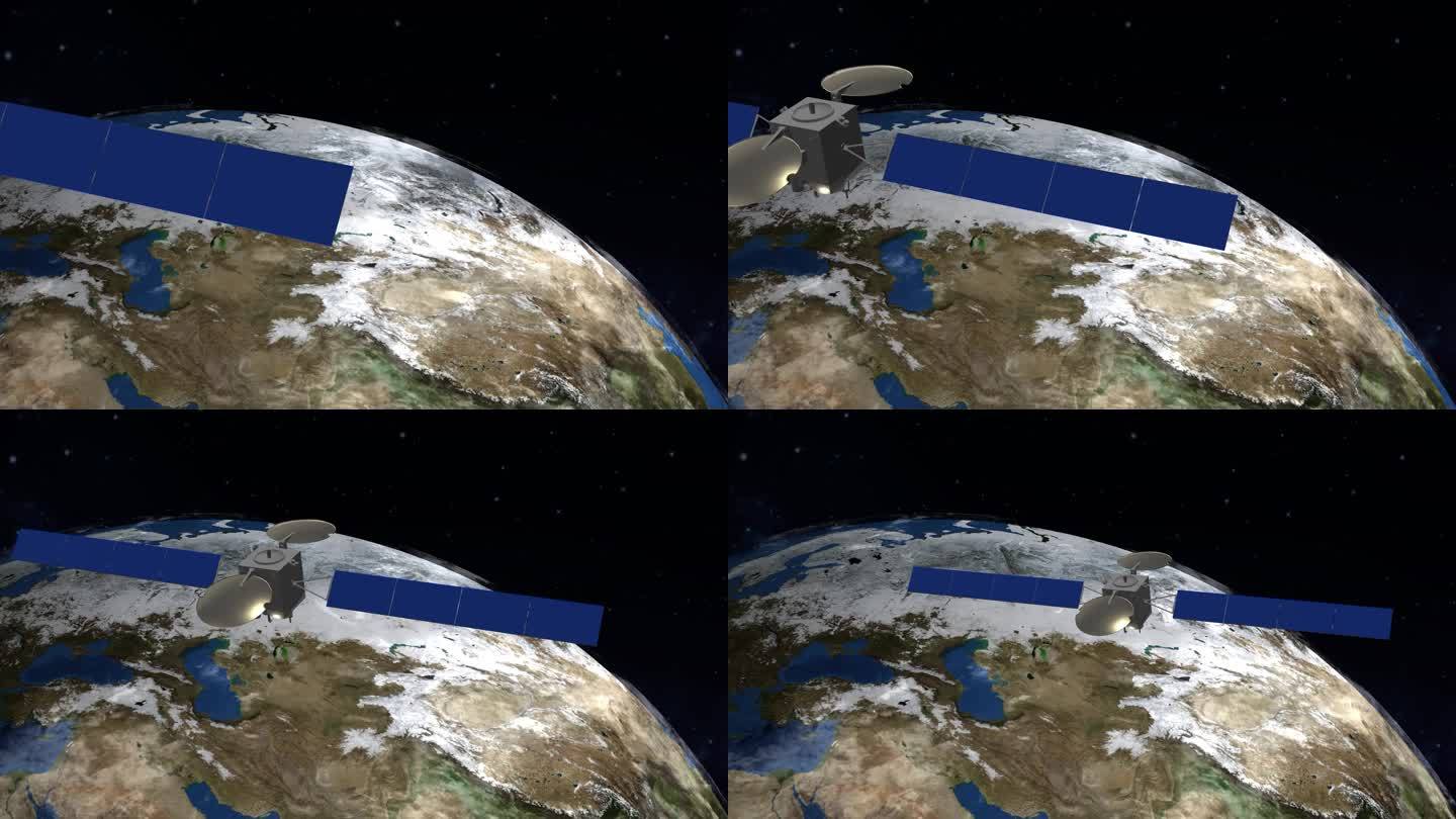 地球同步卫星ae模板（有模型）