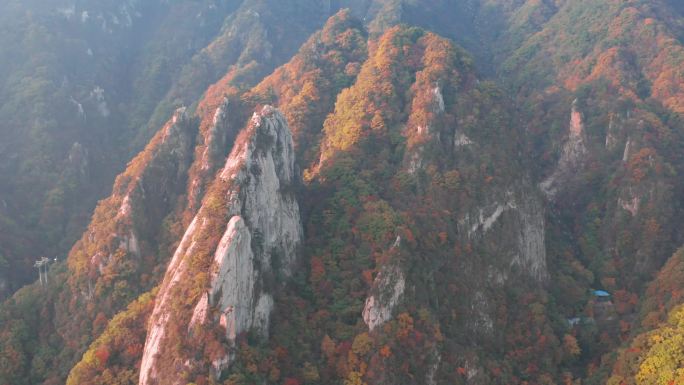 平顶山石人山尧山秋色4K高清