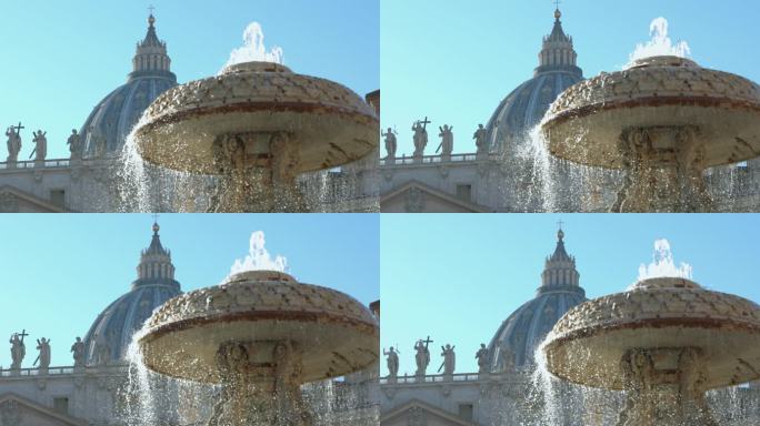 罗马圣彼得广场的米开朗基罗圆顶